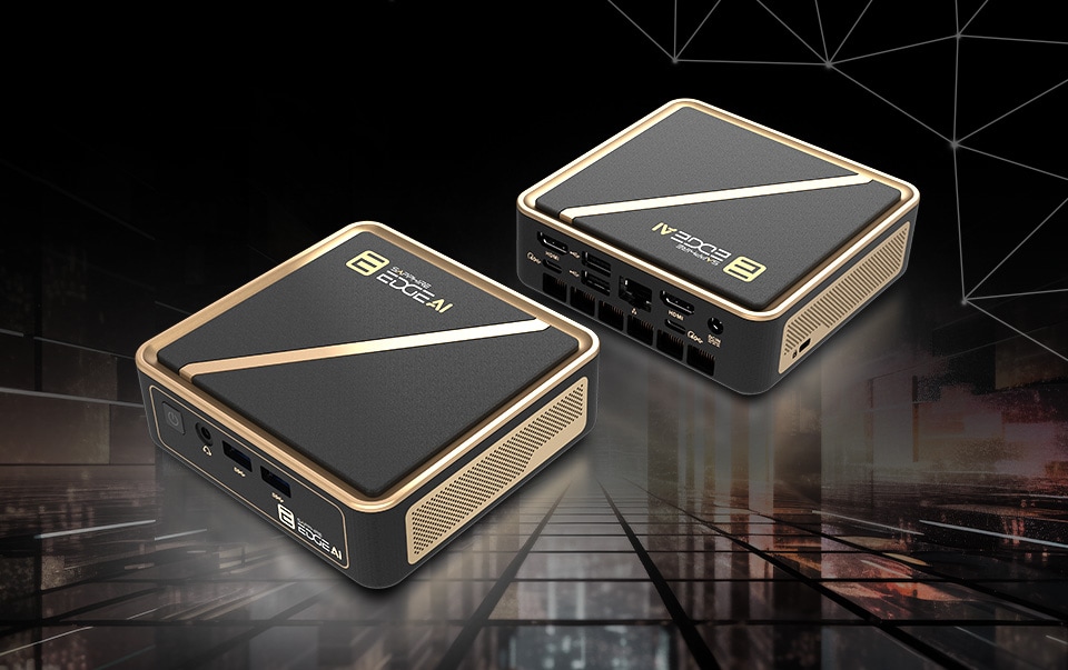 Sistem Desktop PC SAPPHIRE EDGE AI Mini, AMD Ryzen AI 9 HX 370